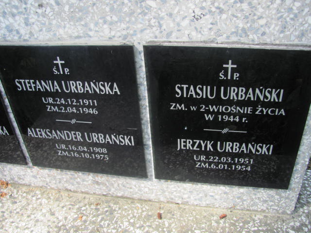 Stefania Urbańska 1911 Wojnicz - Grobonet - Wyszukiwarka osób pochowanych