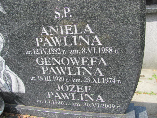 Genowefa Pawlina 1920 Wojnicz - Grobonet - Wyszukiwarka osób pochowanych