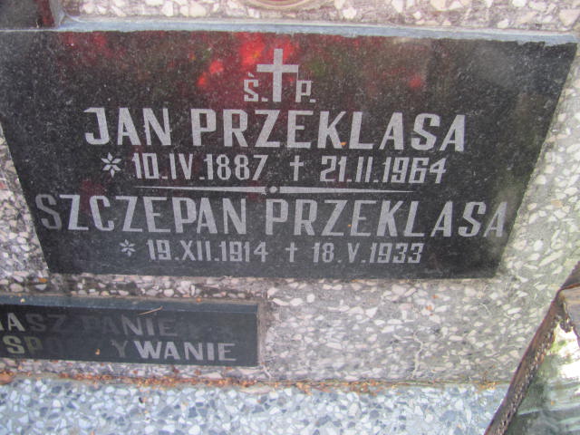 Gerard Przeklasa 1934 Wojnicz - Grobonet - Wyszukiwarka osób pochowanych