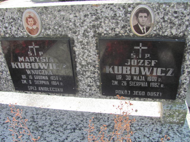 Maria Kubowicz 1959 Wojnicz - Grobonet - Wyszukiwarka osób pochowanych