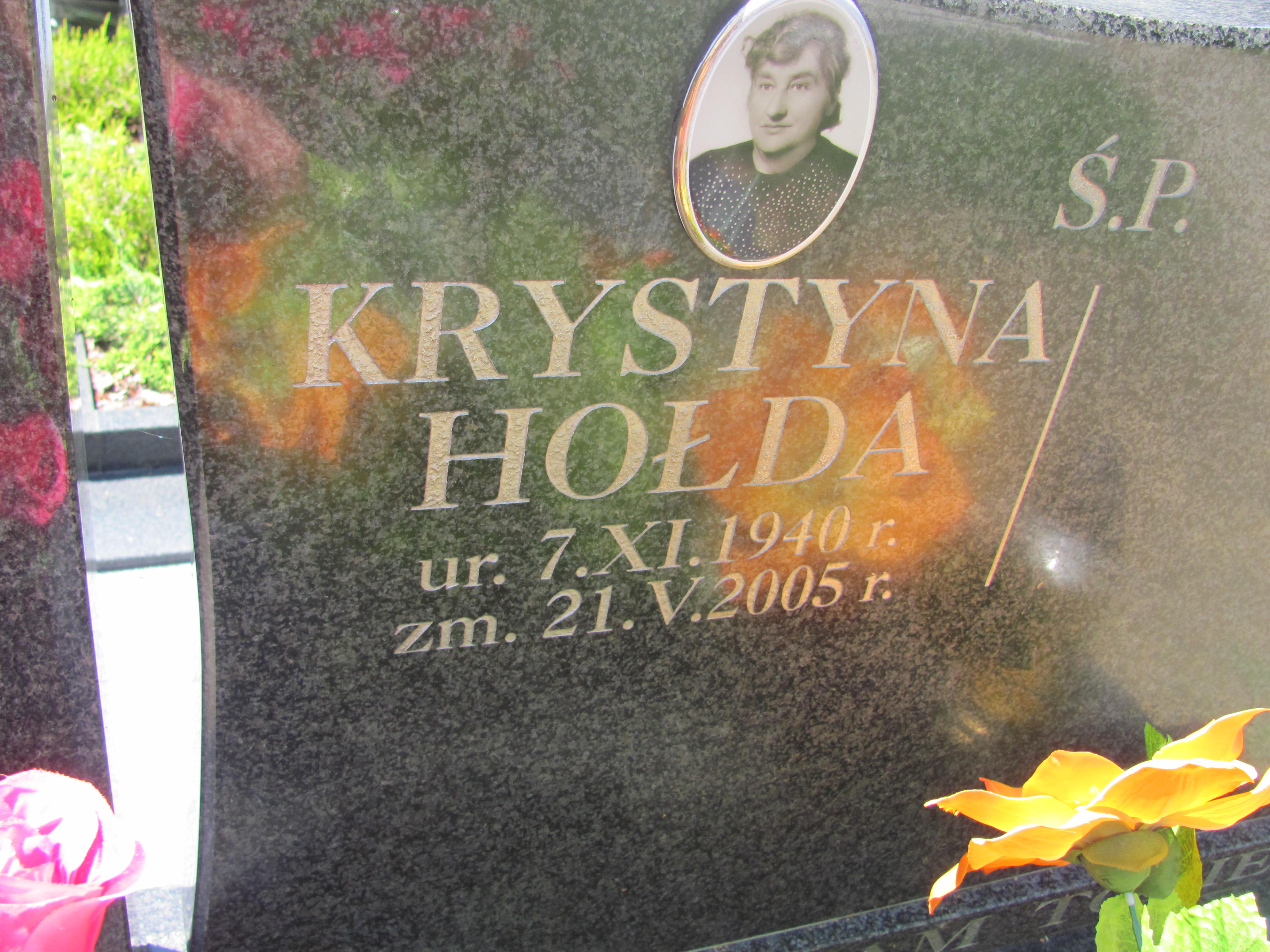 Krystyna Hołda 1940 Wojnicz - Grobonet - Wyszukiwarka osób pochowanych