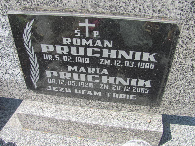 Roman Pruchnik 1919 Wojnicz - Grobonet - Wyszukiwarka osób pochowanych