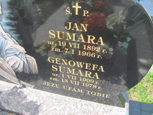 Jan Sumara 1892 Wojnicz - Grobonet - Wyszukiwarka osób pochowanych
