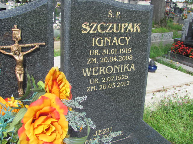 Ignacy Szczupak 1919 Wojnicz - Grobonet - Wyszukiwarka osób pochowanych