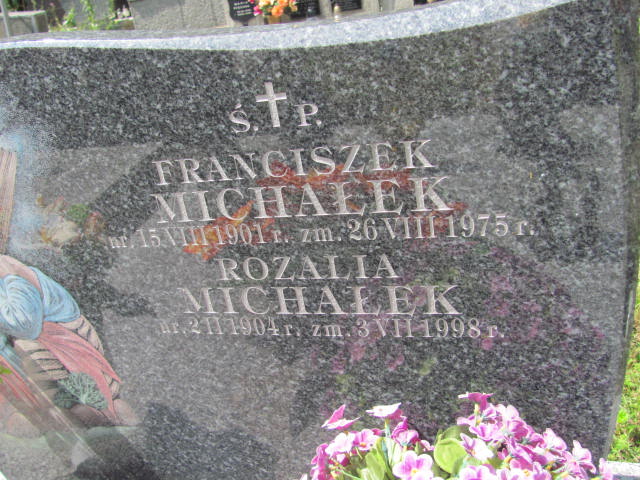 Franciszek Michałek 1901 Wojnicz - Grobonet - Wyszukiwarka osób pochowanych