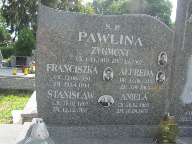 Zygmunt Pawlina 1919 Wojnicz - Grobonet - Wyszukiwarka osób pochowanych