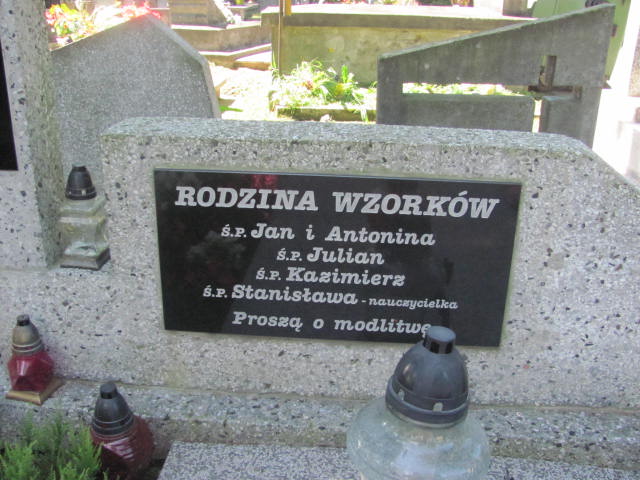 Jan Wzorek 1879 Wojnicz - Grobonet - Wyszukiwarka osób pochowanych