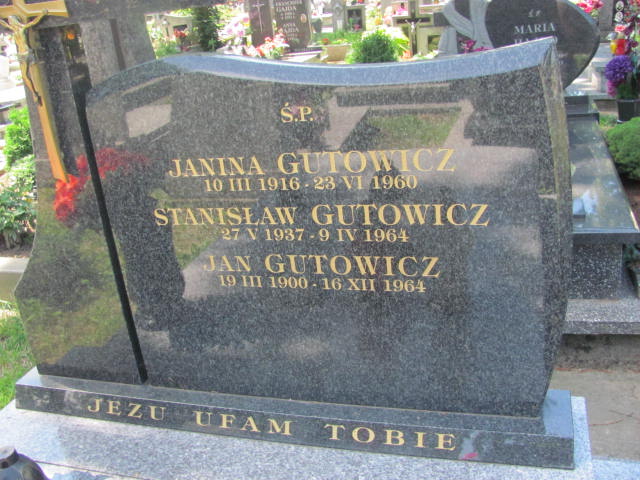 Jan Gutowicz 1900 Wojnicz - Grobonet - Wyszukiwarka osób pochowanych