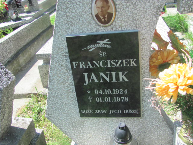 Franciszek Janik 1924 Wojnicz - Grobonet - Wyszukiwarka osób pochowanych