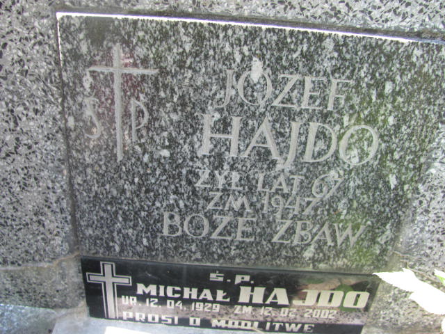 Michał Hajdo 1929 Wojnicz - Grobonet - Wyszukiwarka osób pochowanych