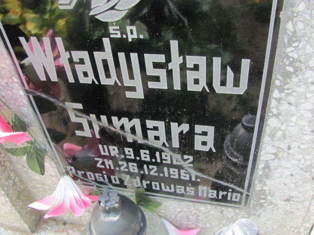 Władysław Sumara 1902 Wojnicz - Grobonet - Wyszukiwarka osób pochowanych
