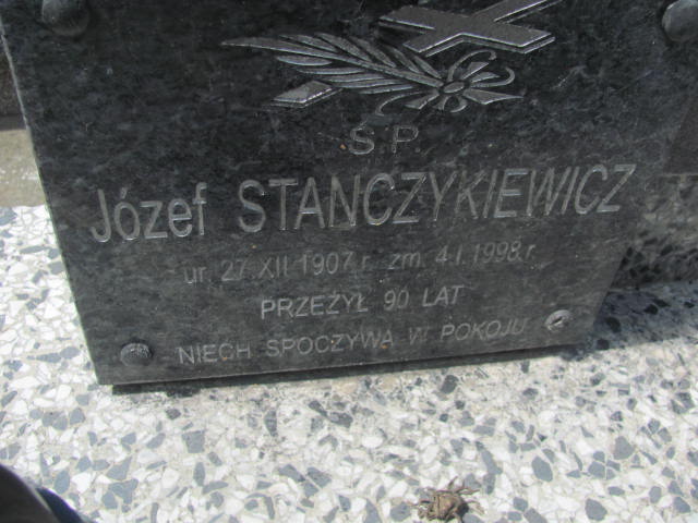 Barbara Stanczykiewicz 1939 Wojnicz - Grobonet - Wyszukiwarka osób pochowanych