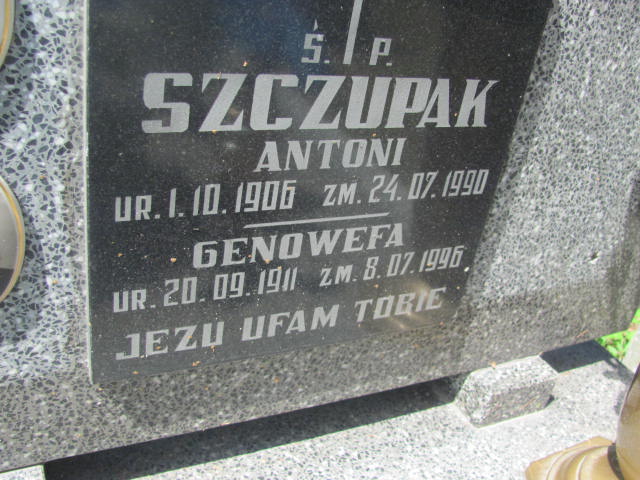 Antoni Szczupak 1906 Wojnicz - Grobonet - Wyszukiwarka osób pochowanych