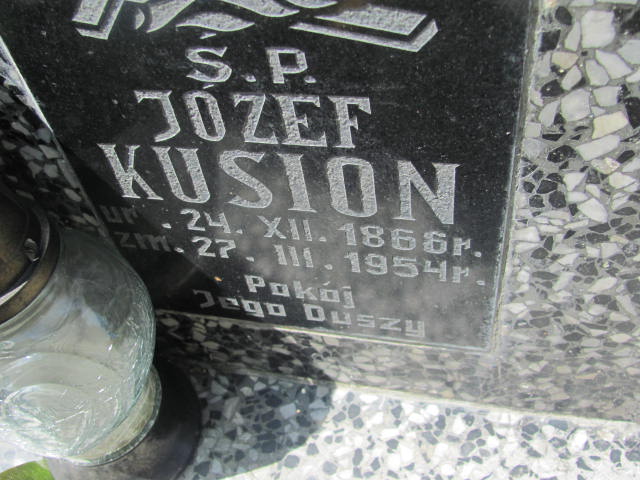 Józef Kusion 1866 Wojnicz - Grobonet - Wyszukiwarka osób pochowanych