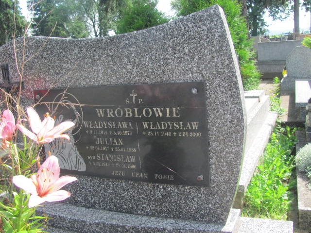 Władysław Wróbel 1946 Wojnicz - Grobonet - Wyszukiwarka osób pochowanych