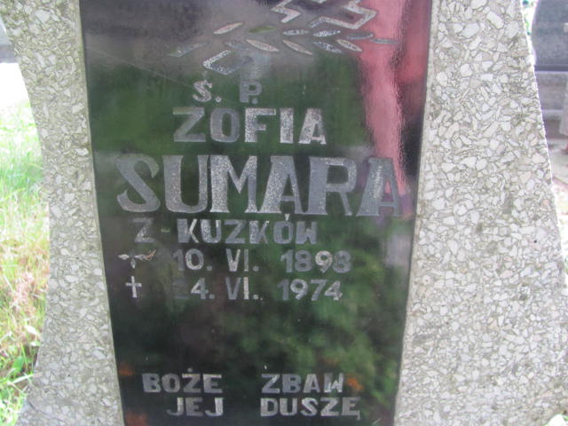 Jan Sumara 1890 Wojnicz - Grobonet - Wyszukiwarka osób pochowanych