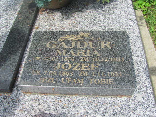 Maria Gajdur 1876 Wojnicz - Grobonet - Wyszukiwarka osób pochowanych