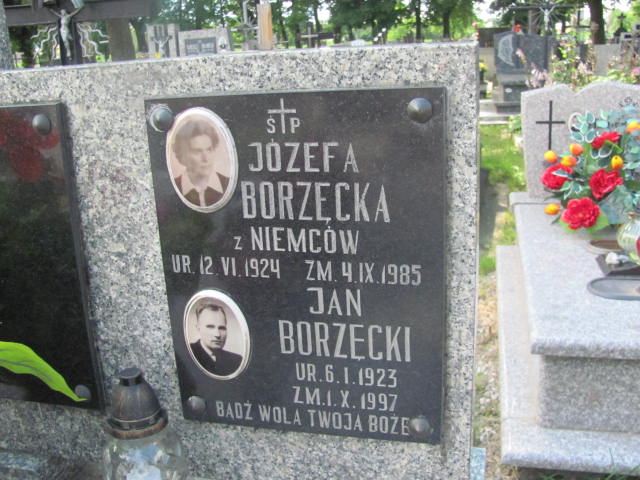 Jan Borzęcki 1923 Wojnicz - Grobonet - Wyszukiwarka osób pochowanych