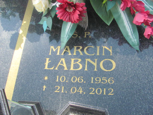 Marcin Łabno 1956 Wojnicz - Grobonet - Wyszukiwarka osób pochowanych