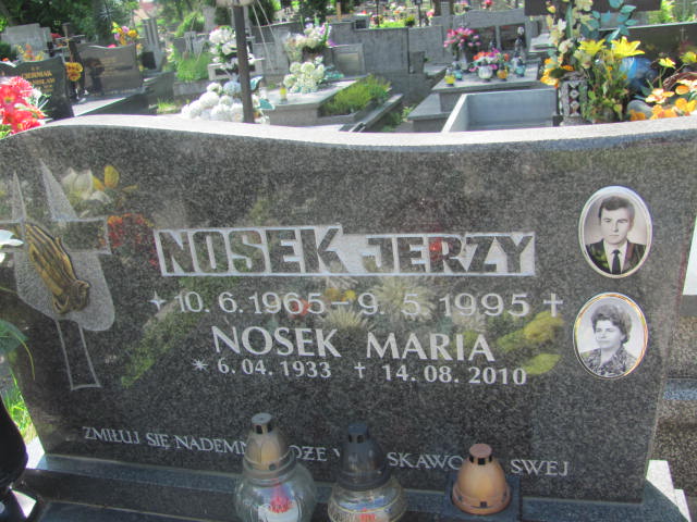 Jerzy Nosek 1965 Wojnicz - Grobonet - Wyszukiwarka osób pochowanych